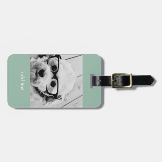 独自のInstagramアートを作成 ラゲッジタグ (正面横)