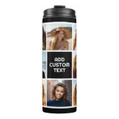 独自のInstagramコラージュのモノグラムをカスタム作成 タンブラー (正面)