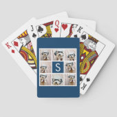 独自のInstagramコラージュのモノグラムをカスタム作成 トランプ (裏面)