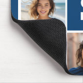 独自のInstagramコラージュのモノグラムをカスタム作成 マウスパッド (コーナー)