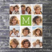 独自のInstagramフォトコラージュの作成ライム ポスター