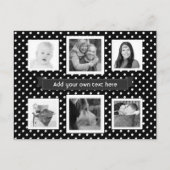 独自のInstagramフォトコラージュの作成 ポストカード (正面)