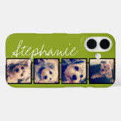 独自のInstagramフォトコラージュの作成 Case-Mate iPhoneケース (裏面 (横))