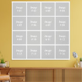 独自のInstagramフォトコレクションを作成する キャンバスプリント (インサイチュ (リビング))