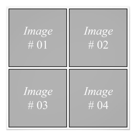 独自のInstagramフォトコレクションを作成する フォトプリント (正面)