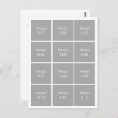 独自のInstagramフォトコレクションを作成する ポストカード (正面/裏面)