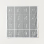 独自のInstagramフォトコレクションを作成 タペストリー (正面(横))