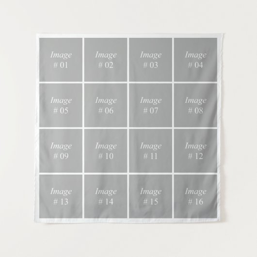 独自のInstagramフォトコレクションを作成 タペストリー (正面)