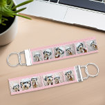 独自のInstagram 12フォトコラージピンクを作成 リストバンドキーホルダー<br><div class="desc">最大12の正方形または自撮り電話の写真を使用して個人的なギフトを作ユニーク成する。または保ヒバの子犬とトレンディーを作ることができる。変更をもし行うには、ツークリックルの写真を調整する必要がある。</div>