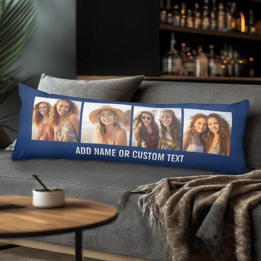 独自のInstagram Collage Navy 4写真の作成 ボディピロー
