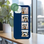 独自のInstagram Collage Navy 4写真の作成 Case-Mate iPhoneケース