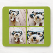 独自のInstagram Collage Pistacio 4写真の作成 マウスパッド (正面)