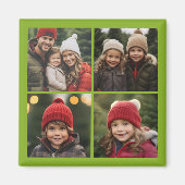 独自のInstagram Collage Pistacio 4写真の作成 マグネット (正面)