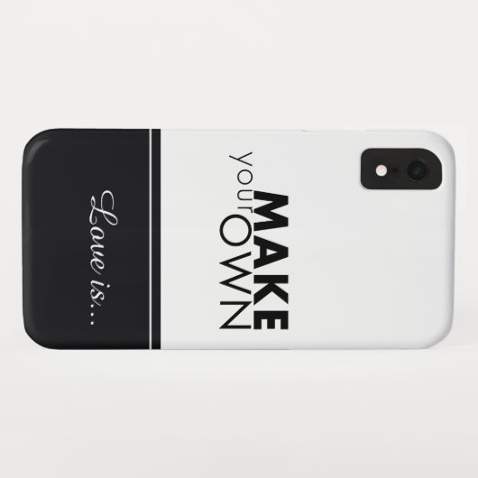 独自のiPhoneケースを作成する Case-Mate iPhoneケース (裏面(横))