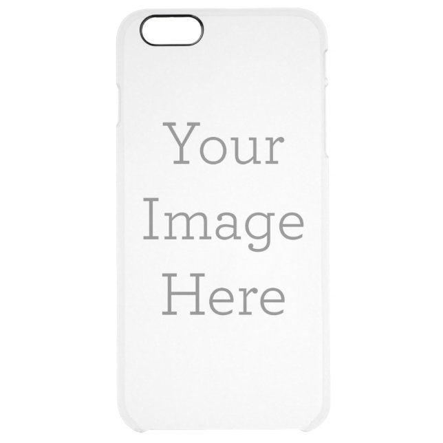 カスタムApple iPhone 6/6s Plus Clearlyディフレクターケース (裏面)