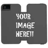 独自のiPhone SE+ iPhone 5/5sウォレットケースの作成 Incipio iPhoneウォレットケース (フォリオ Open)