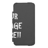 独自のiPhone SE+ iPhone 5/5sウォレットケースの作成 Incipio iPhoneウォレットケース (フォリオ 正面)