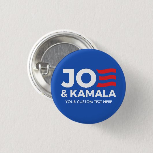 独自のJoeとKamala 2024を作成 缶バッジ (正面&裏面)