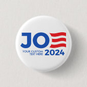 独自のJoeを作成バイデン氏2024 缶バッジ (正面)