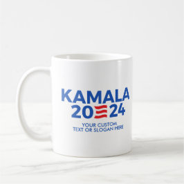 独自のKamala Harris 2024 Rectangular Stiを作成 コーヒーマグカップ