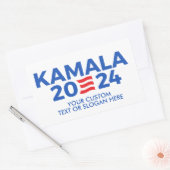 独自のKamala Harris 2024 Rectangular Stiを作成 長方形シール (封筒)