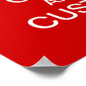 独自のKeep Calm and Carry Onの作成カスタム ポスター (角)