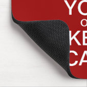 独自のKeep Calm and Carry Onマウスパッド マウスパッド (コーナー)