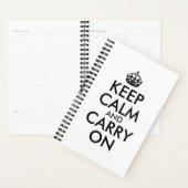 独自のKeep Calm and Carry On プランナー手帳 (ディスプレー)