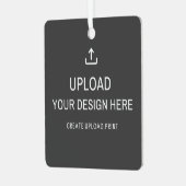 独自のLを作成するデザインをここにアップロード メタルオーナメント (正面左)