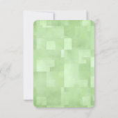 独自のLight Green Squaresテクスチャの作成 出欠カード (裏面)