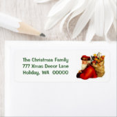 独自のMeerry Christmasラベルシールを作成する ラベル (インサイチュ)