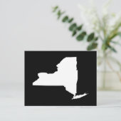 独自のNew York Moving Announcementの作成 ポストカード (スタンド正面)