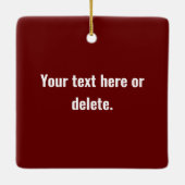 独自のNFT PFPカスタム暗号化の作成とアップロード セラミックオーナメント (裏面)