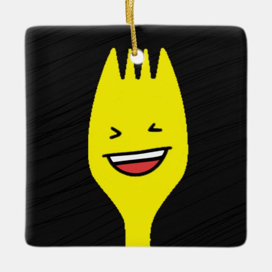 独自のNFT PFPカスタム暗号化の作成とアップロード セラミックオーナメント (正面)