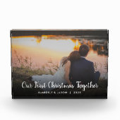 独自のOur初めてのクリスマスの作成 フォトブロック (正面)