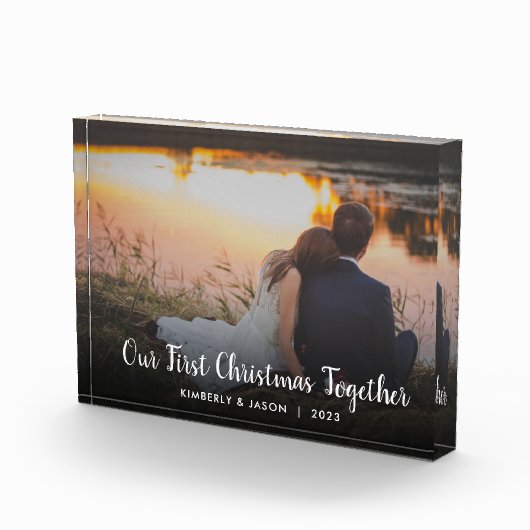 独自のOur初めてのクリスマスの作成 フォトブロック (右)