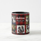 独自のPETフォトコラージュを作成Instagram名ギフト マグカップ (中央)