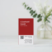 独自のQRコはっきりしたードをデザインする 名刺 (スタンド正面)