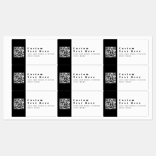 独自のQRコードで置き換え |防モダン水 ラベル (シート)