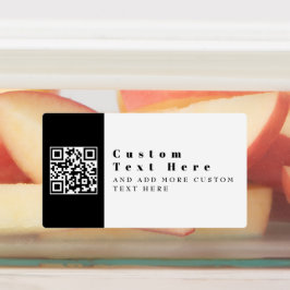 独自のQRコードで置き換え |防モダン水 ラベル