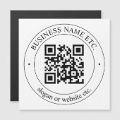 独自のQRコードのアップロードとカスタマイズ可能な文字 (正面/裏面)