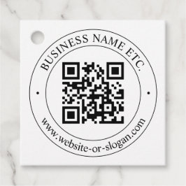 独自のQRコードのアップロードとカスタマイズ可能な文字 フェイバータグ