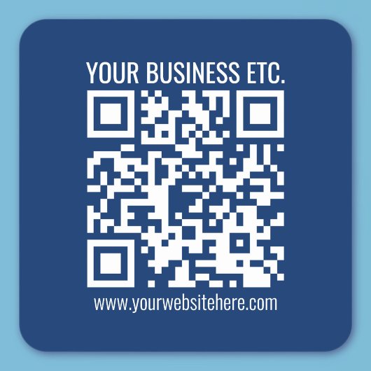 独自のQRコードを作成する | ブルー スクエアシール