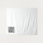 独自のQRコードを作成する | 白黒 タペストリー (正面(横))