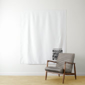 独自のQRコードを作成する | 白黒 タペストリー (インサイチュ)