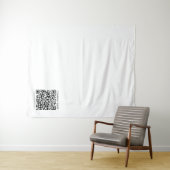 独自のQRコードを作成する | 白黒 タペストリー (インサイチュ(横))