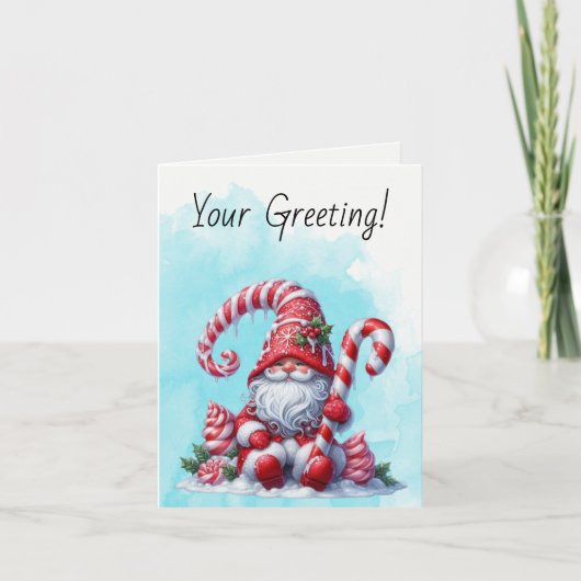 独自のRegalペパーミントクリスマス格言の作成 シーズンカード (正面)