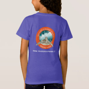独自のShirtロゴとWebサイトの紫を作成 Tシャツ