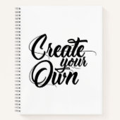 独自のSketchbookノートブックの作成 ノートブック (正面)