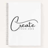 独自のSketchbookノートブックの作成 ノートブック (正面)